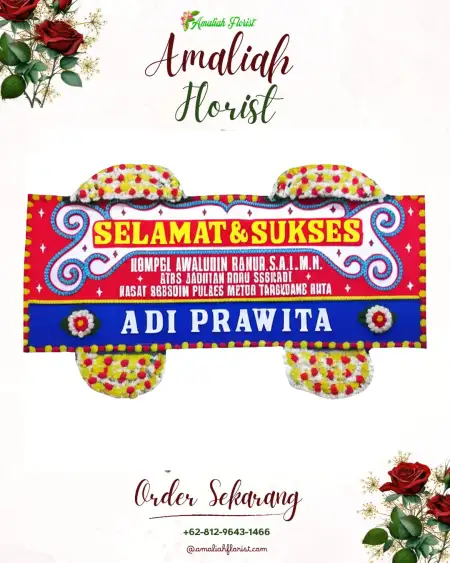 Papan Bunga Ucapan Selamat Cidadali